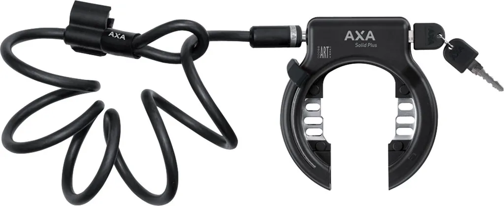 Ringlock Solide Plus-Connecteur Chaîne ART-2 noir pour Antivol de Cadre