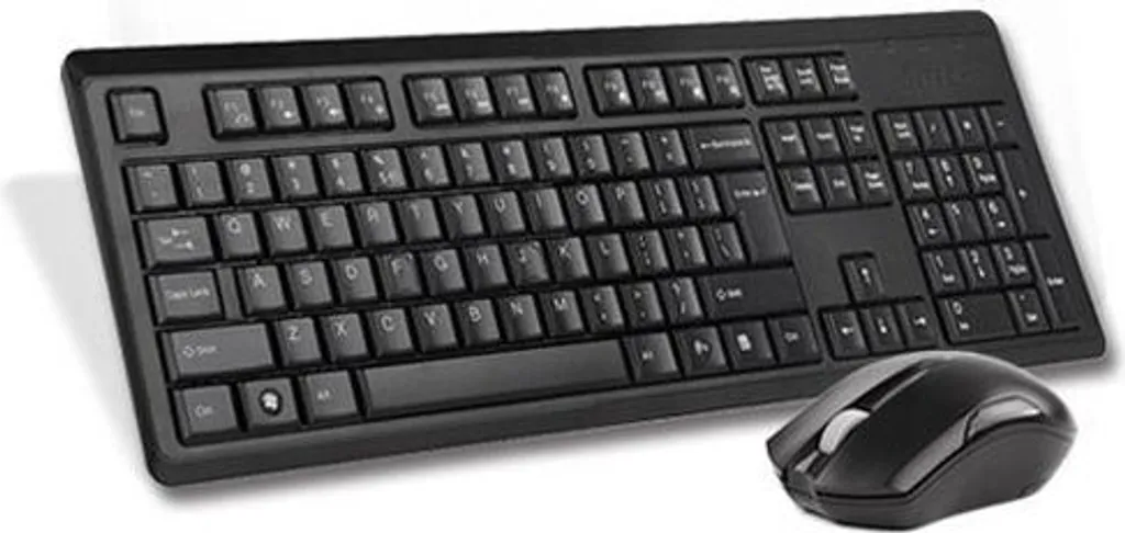 A4Tech 4200N Clavier Souris sans Fil QWERTY : Fini les Câbles sur le Bureau
