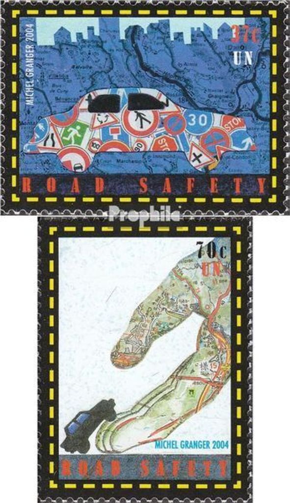 Briefmarken UNO - New York 2004 Mi 956-957 (kompl.Ausg.) gestempelt Weltgesundheitstag