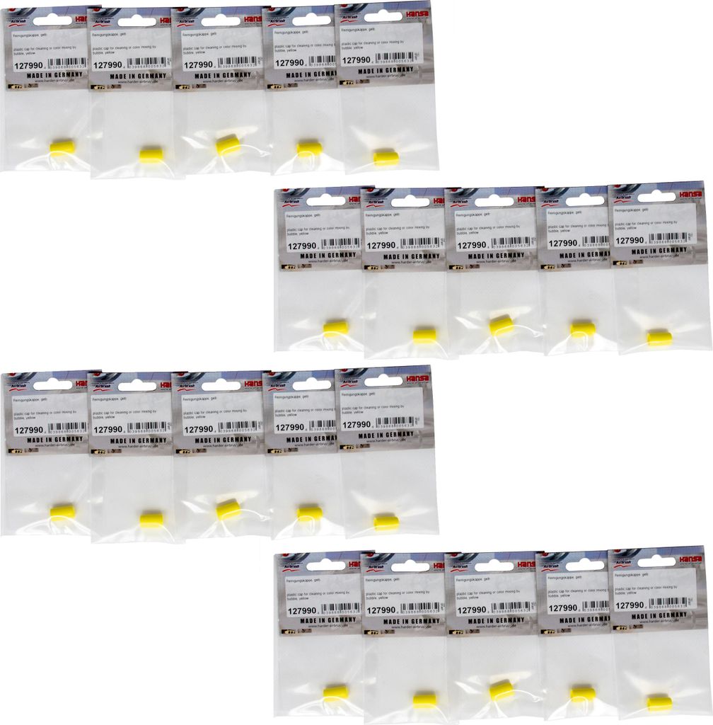 20x Reinigungskappe gelb 127990 von Harder & Steenbeck