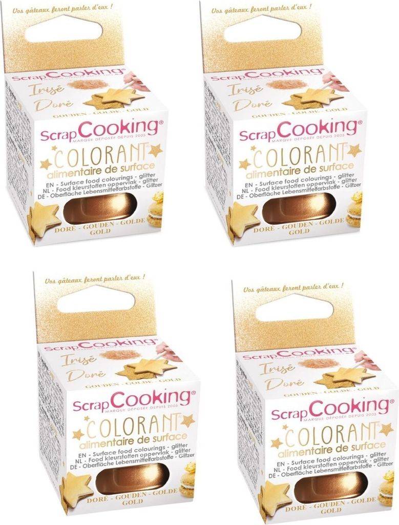 Goldene Lebensmittelfarbe in Pulverform 20 g