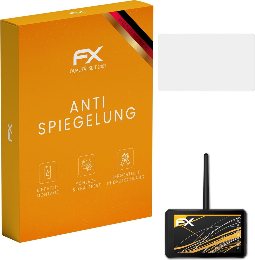 atFoliX FX-Antireflex 3x Schutzfolie kompatibel mit Garmin Tread (5.5 inch) Displayfolie