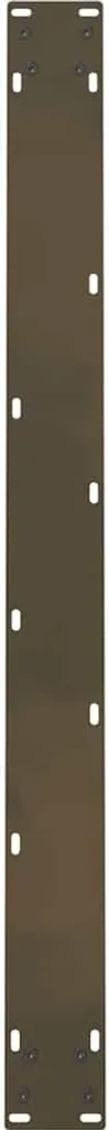 SYFAX™ Gambe per tavolo da pranzo in acciaio naturale 2 pz 100x(72-73) cm Acciaio - 5