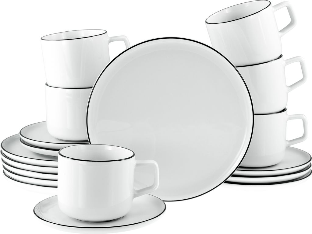 CreaTable, 21965, Chef Collection Black Line, Kaffeeservice Produktbild 
