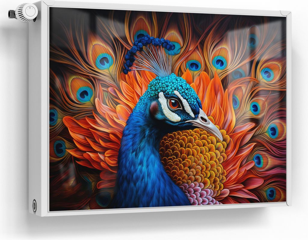 DEQORI Magnetmatte Heizung Standard 80x60 cm 'Majestätischer Schimmer' Magnetfolie