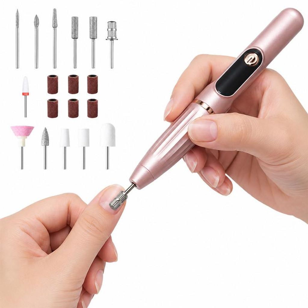 Nagelfräser kabellos 7 in 1, elektrische Nagelfeile für Gel Produktbild 