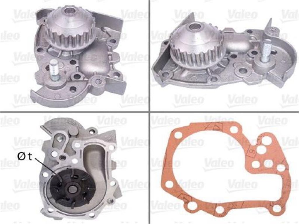 VALEO Kühlmittelpumpe Wasserpumpe für RENAULT CLIO I (B/C57, 5/357) 506099
