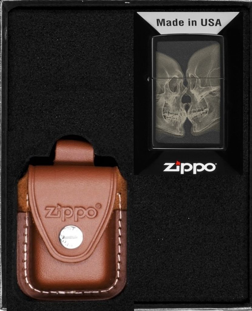 ZIPPO Feuerzeug-Set X RAY KISS DESIGN Geschenk No2