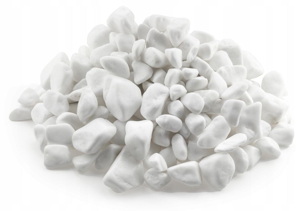 Aquarium Kies, Schneeweiß 4-8 cm 24kg Produktbild 