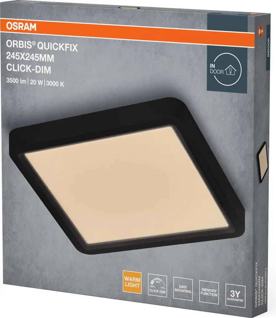 OSRAM Orbis Quickfix LED 20W | Luce Calda per Famiglia | Click-DIM - 2