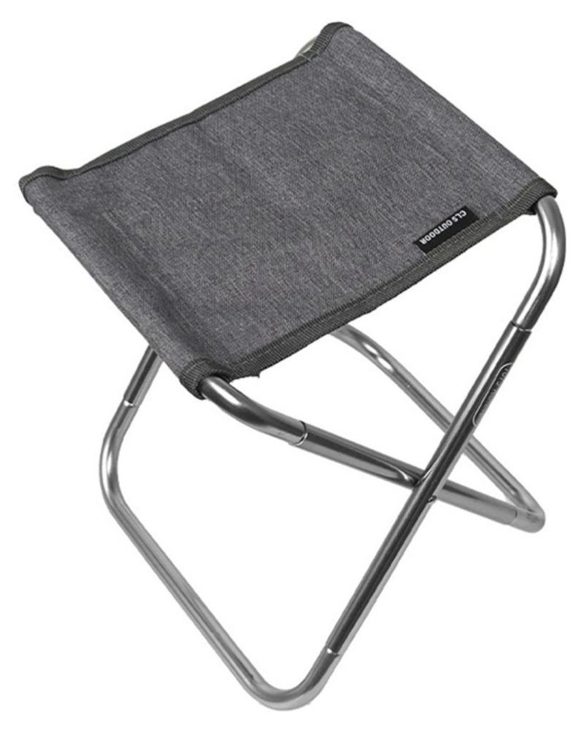 INF Tragbarer Klapphocker 7075 Aluminium Polyester 24.8x22.5x27cm Camping