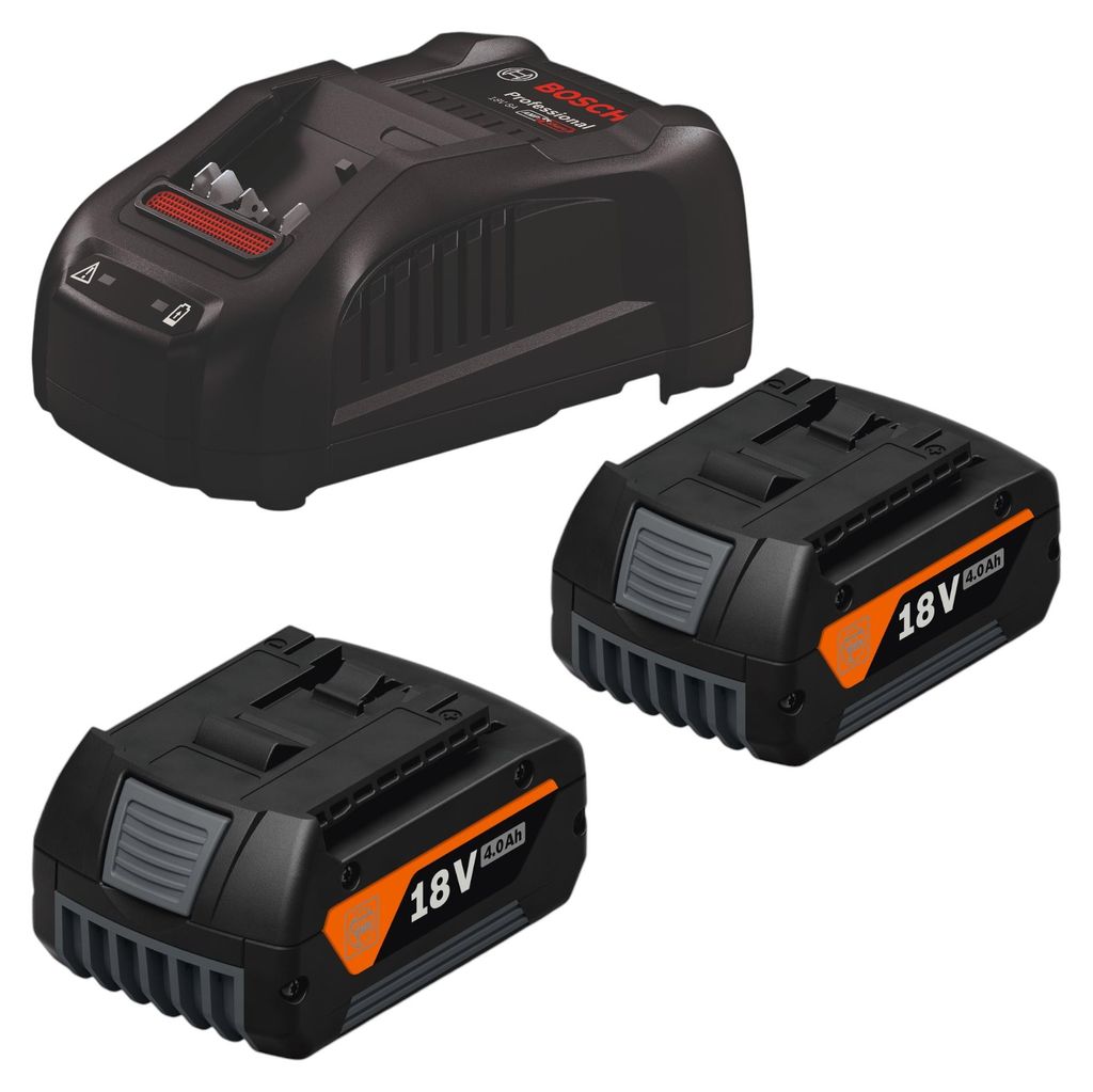 Fein Starter Set 2x GBA 18 V 4.0 Ah AS Akkupack + GAL 1880 Produktbild 