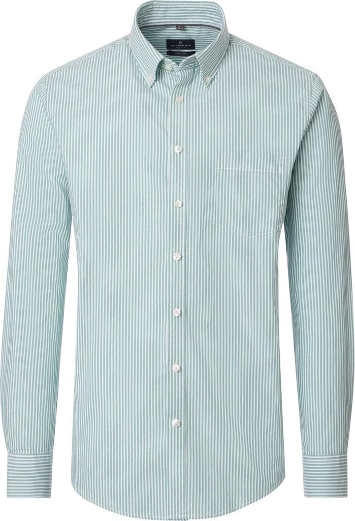 CASA Freizeithemd Button-Down-Kragen Casual Fit L