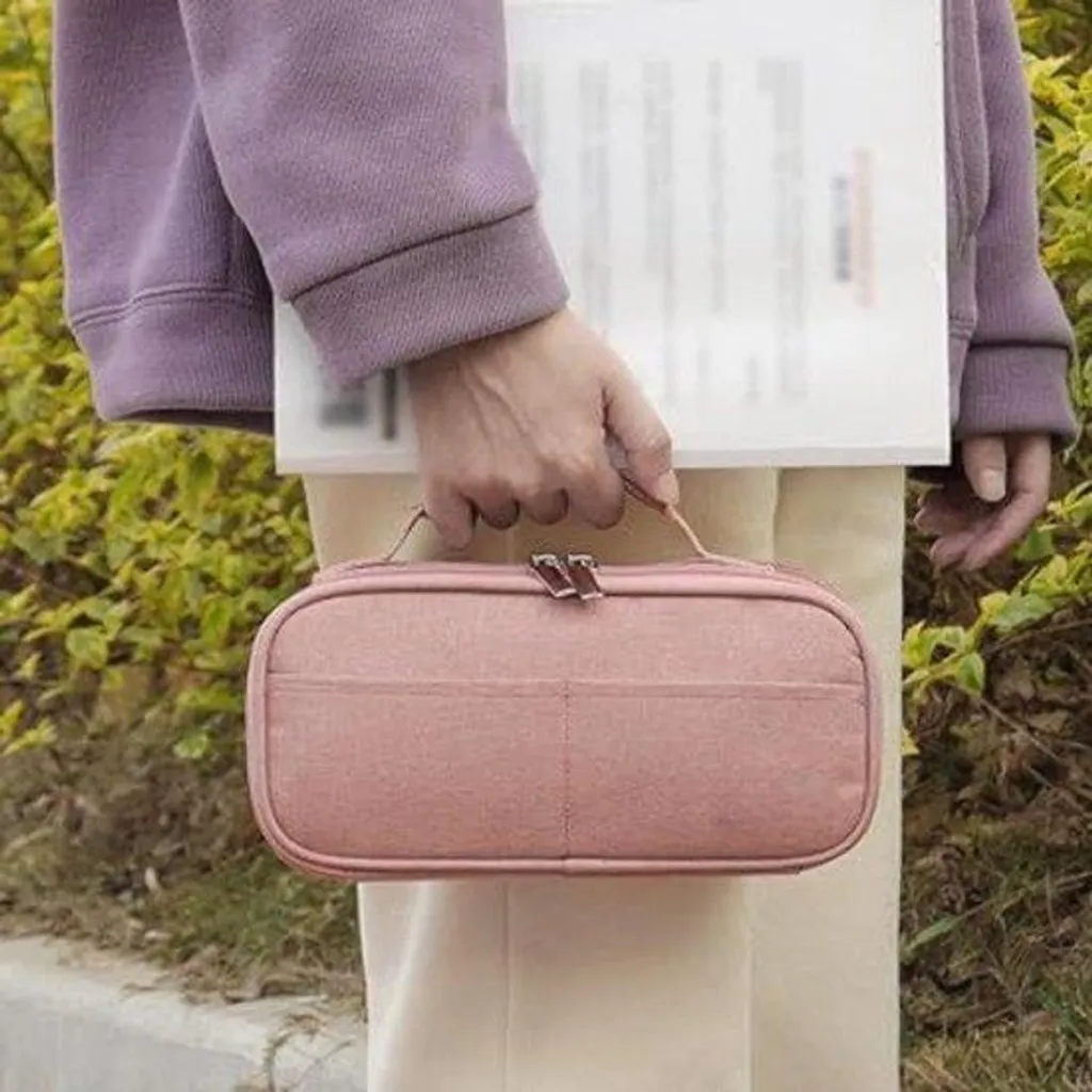 Trousse à crayons pour stylos et pinceaux - Étui de rangement souple