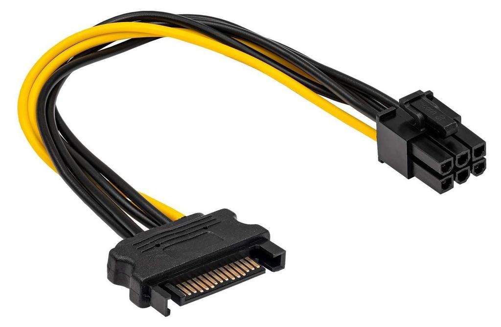 Akyga AK-CA-30 Cavo adattatore da SATA maschio a PCI-E 6 Immagine del prodotto 