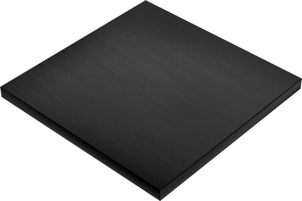 Gastro Tischplatte 36 mm | Schwarze Esche | 80x80 cm