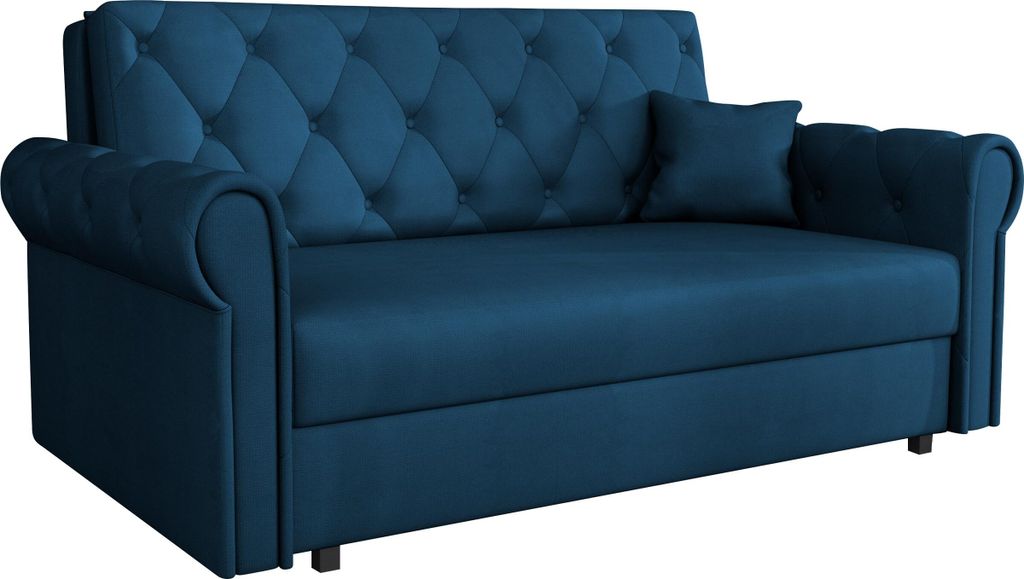 MIRJAN24 Schlafsofa Sofa Viva Roma III mit Schlaffunktion und Bettkasten, Polstercouch, Stilvoll Polstersofa vom Hersteller (Farbe: Kronos 09)