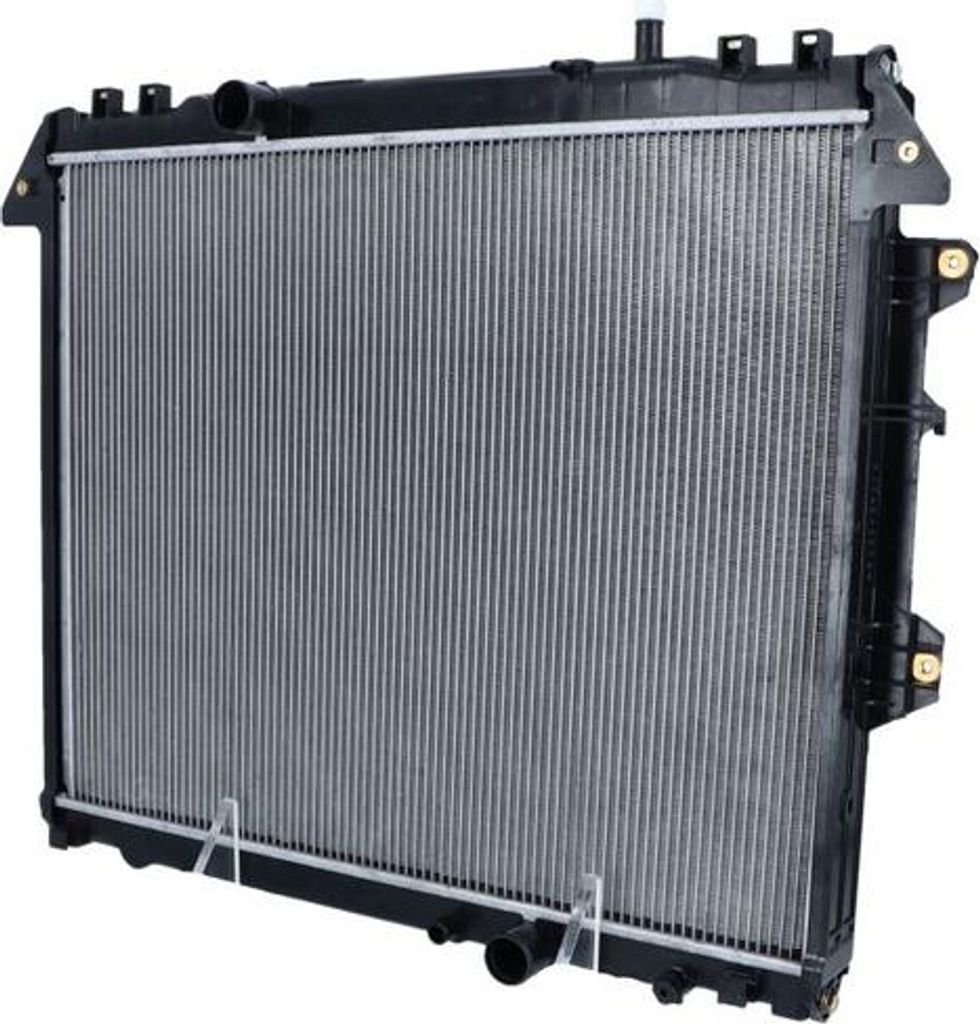 Kühler Motorkühlung Kühlrippen gelötet 649 - 525 mm Alu NRF für TOYOTA HILUX