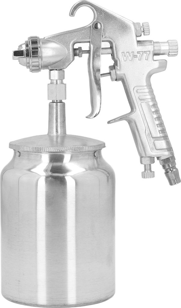 G1/4 Air Painter Hochleistungs-Farbspritzgerät mit Saugnapfzufuhr, pneumatisches Farbspritzgerät mit 1000 ml großem Fassungsvermögen