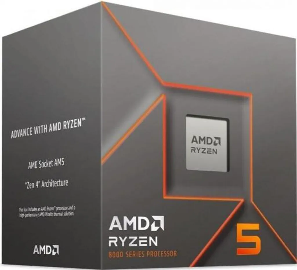 AMD Ryzen 5 8400F Processeur Gaming Socket AM5 Architecture 4nm Tray