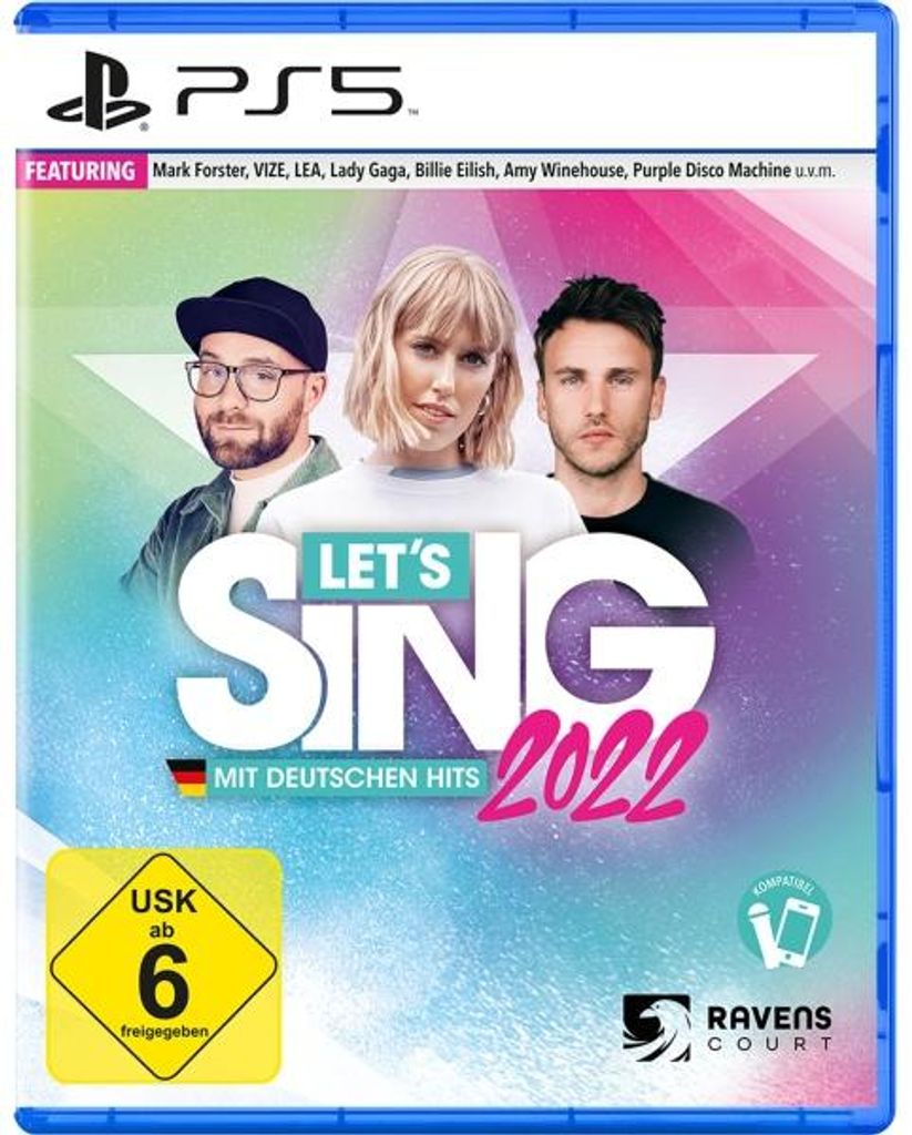 Ravenscourt Let's Sing 2022, PlayStation 5, T (neplnoletí) Obrázok produktu 