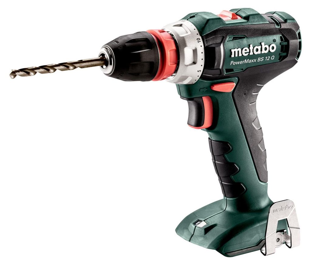 Metabo PowerMaxx BS 12 Q Akku-Bohrschrauber 12V metaBOX 118 Schlagbohrer