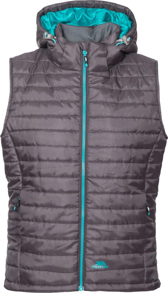 Trespass Damen Steppweste Aretha TP4390 (2XL) (Dunkelgrau)