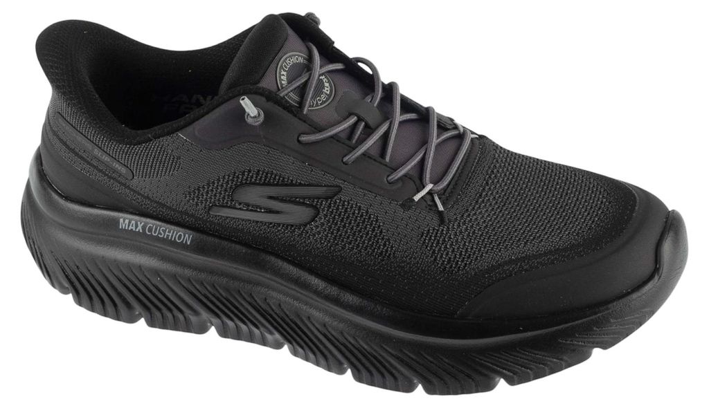 Skechers Go Walk Max Cushioning Hyper Burst 217128-BBK, Laufschuhe, Herren, Schwarz