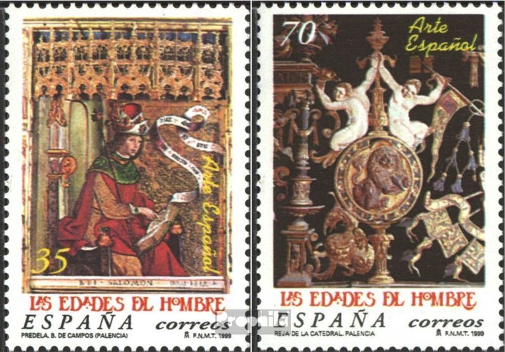 Briefmarken Spanien 1999 Mi 3464-3465 (kompl.Ausg.) postfrisch Zeitalter