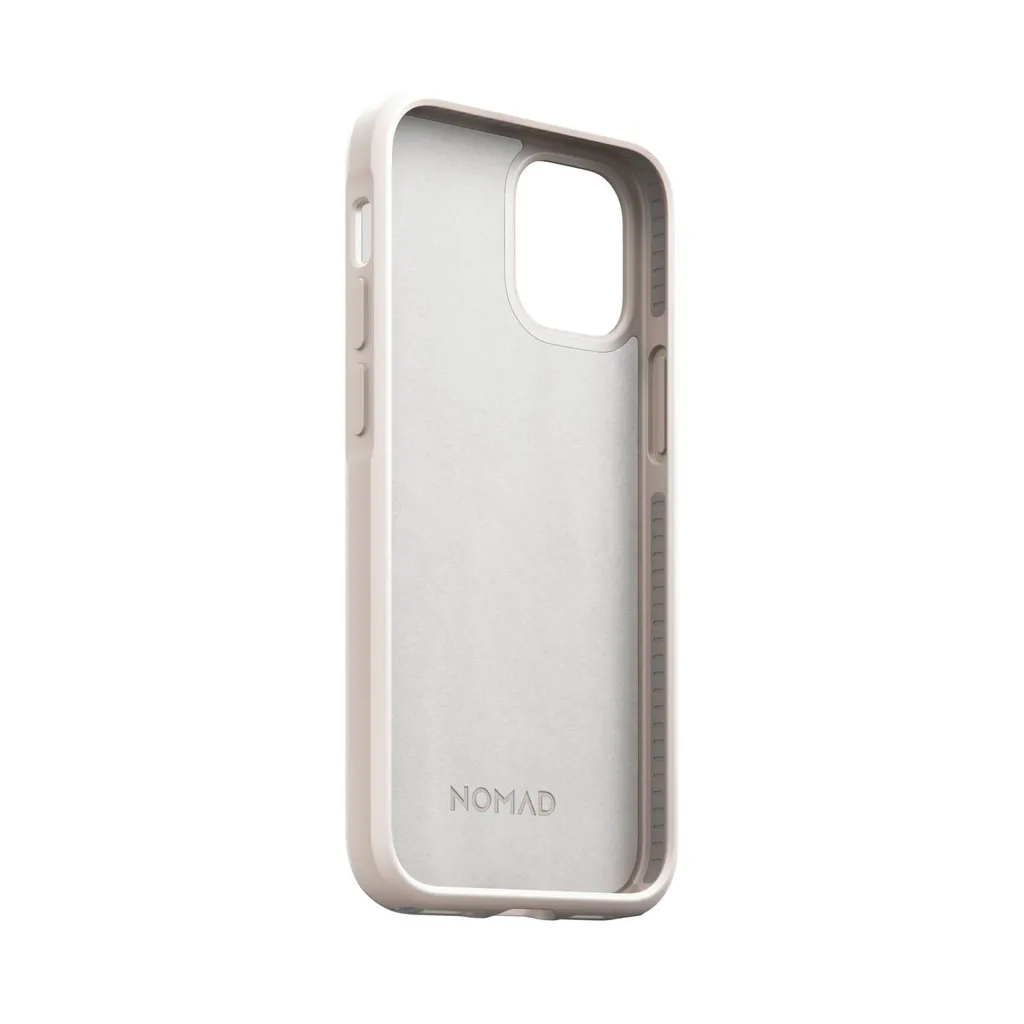 Nomad Rugged Case iPhone 12 Mini Coque en Cuir Véritable Beige Horween - 4