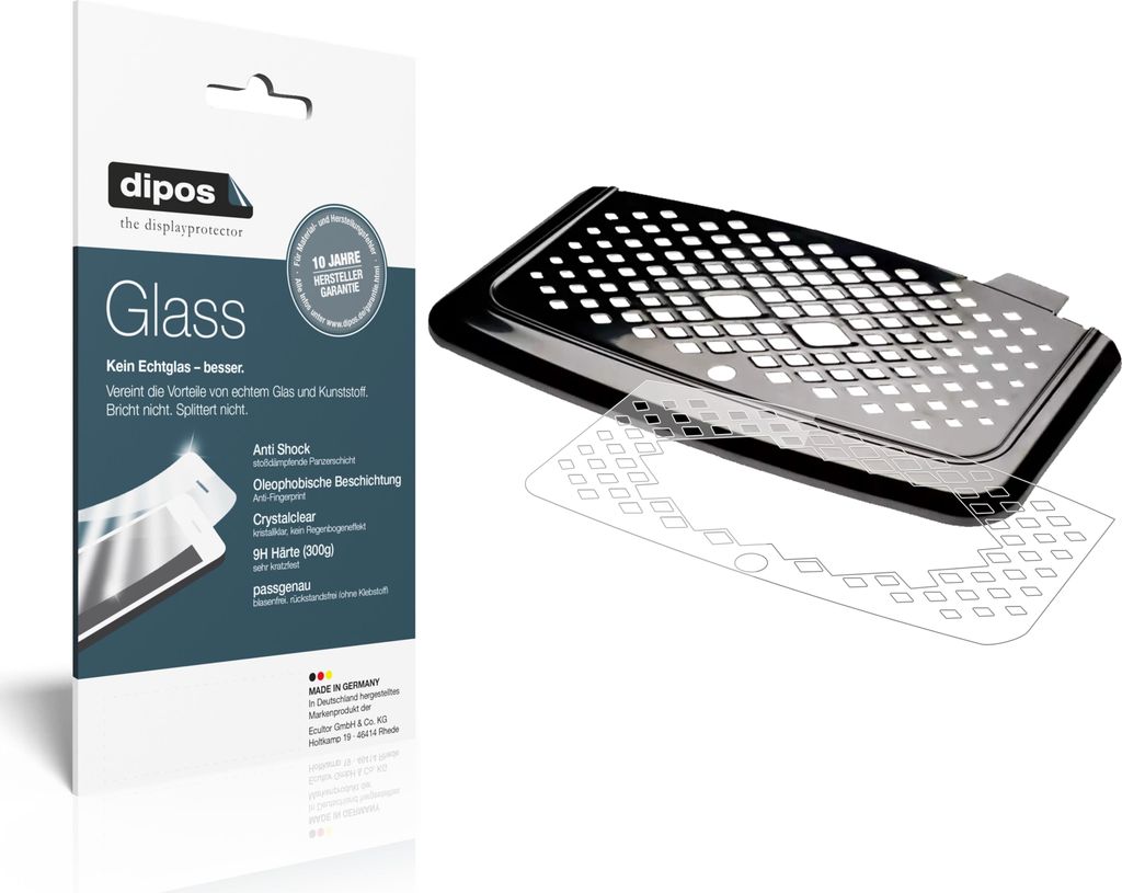 Schutzfolie für Philips EP5443/90 Tropfblech Folie Anti-Shock 9H Displayschutz