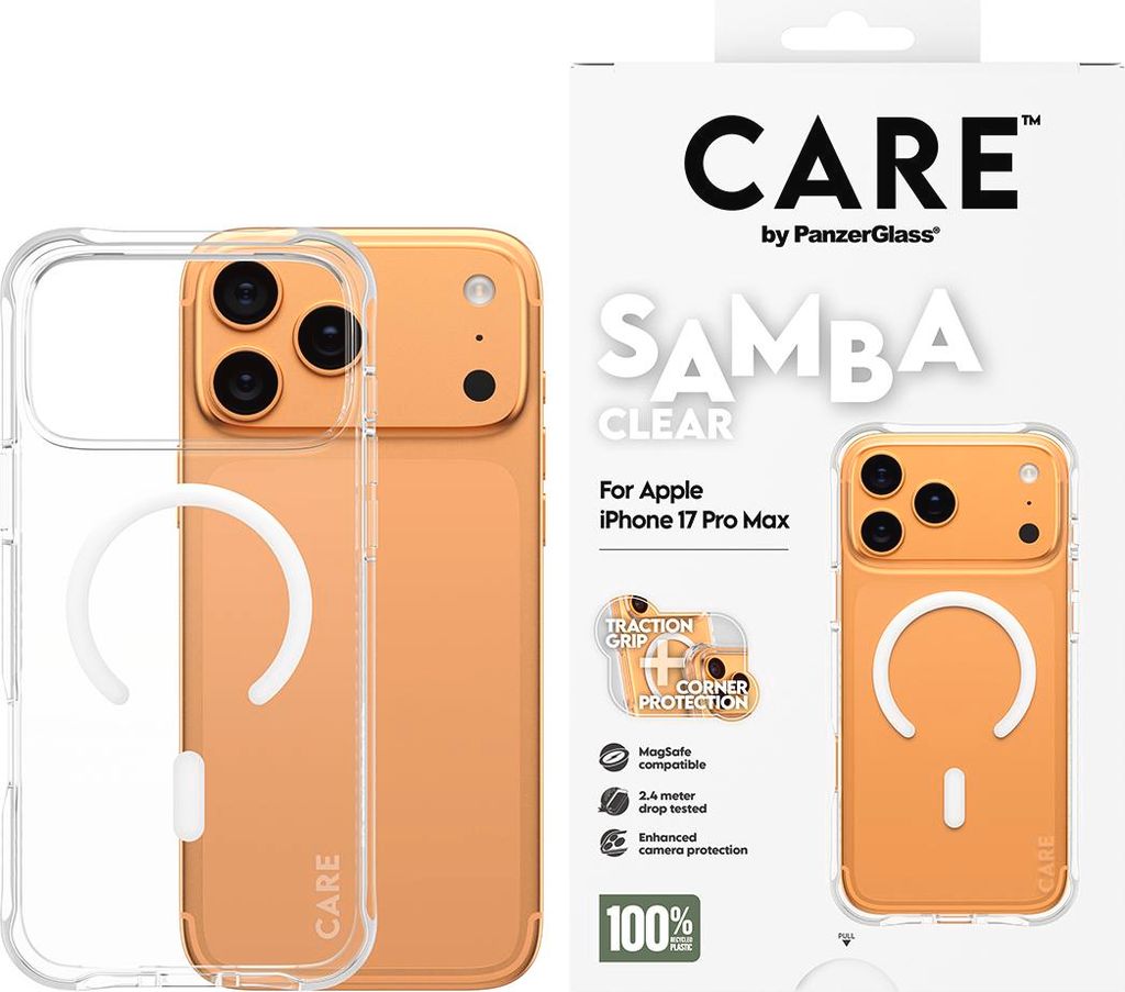 CARE fashionable Samba clear MagSafe iPhone 17 Pro Max Produktbild 