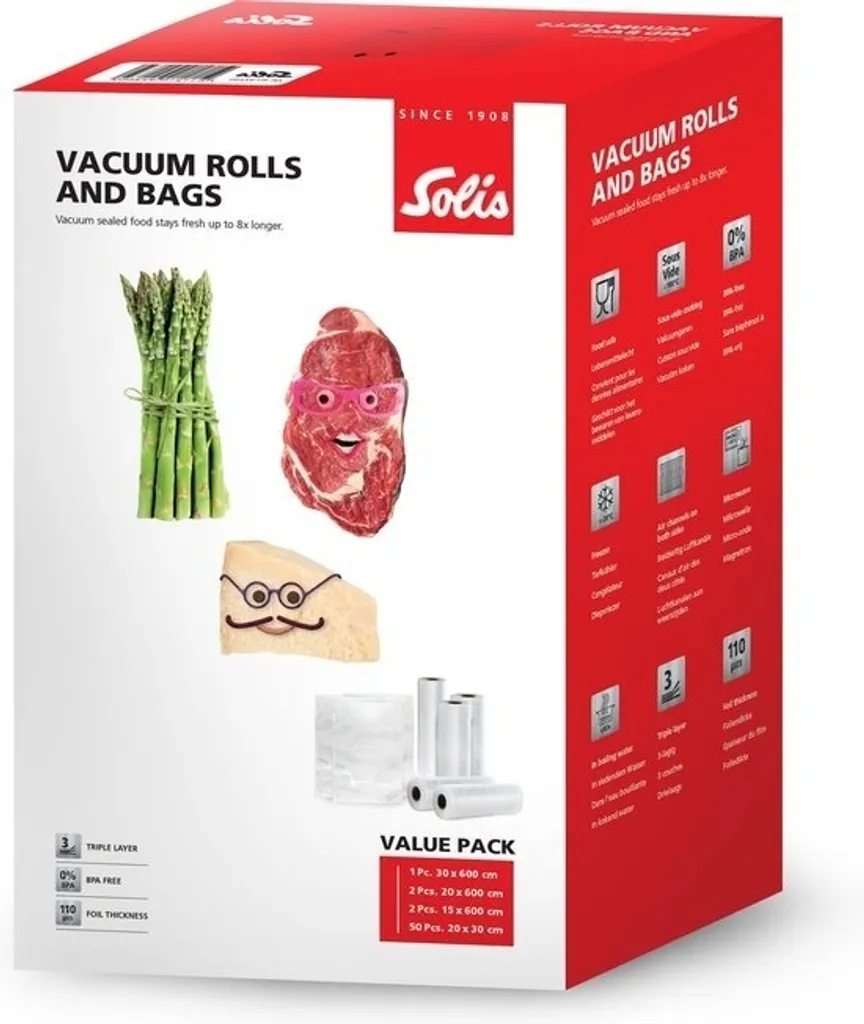 Sachets sous vide haute résistance Value Pack 55 unités Réf 922.65
