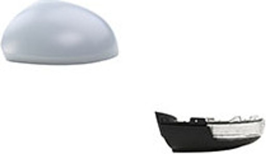 Spiegelkappe + LED-Spiegelblinker passend für VW Tiguan 5N 09/2007- Links Fahrer 5N0857537 5N0857537GRU 5N0949101E 5N0949101A Johns