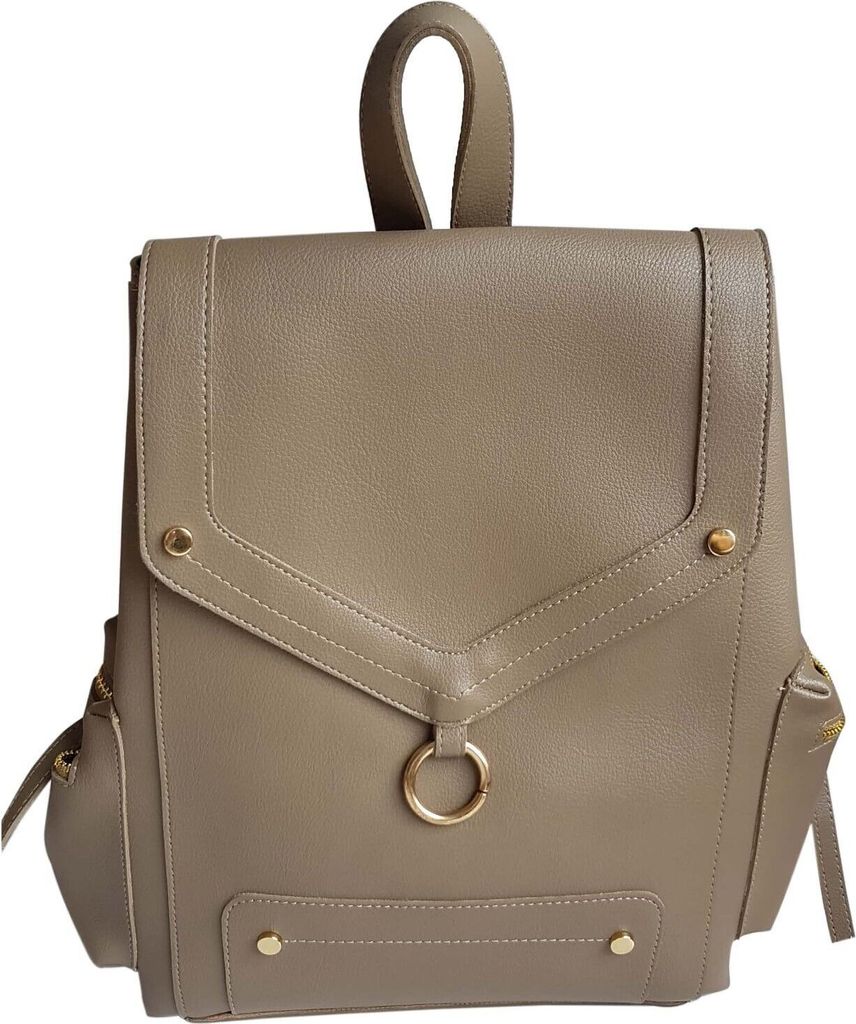 Damen Rucksack Tasche Nerzbraun Shopper Neu G-22 Produktbild 