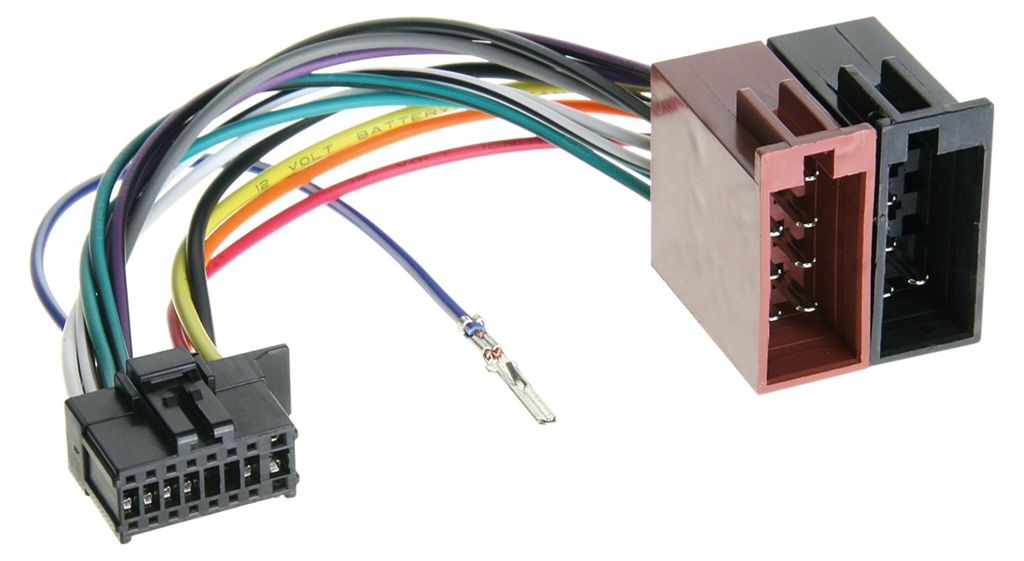Adaptateur autoradio cable-> ISO PIONEER 16 PIN Image du produit 