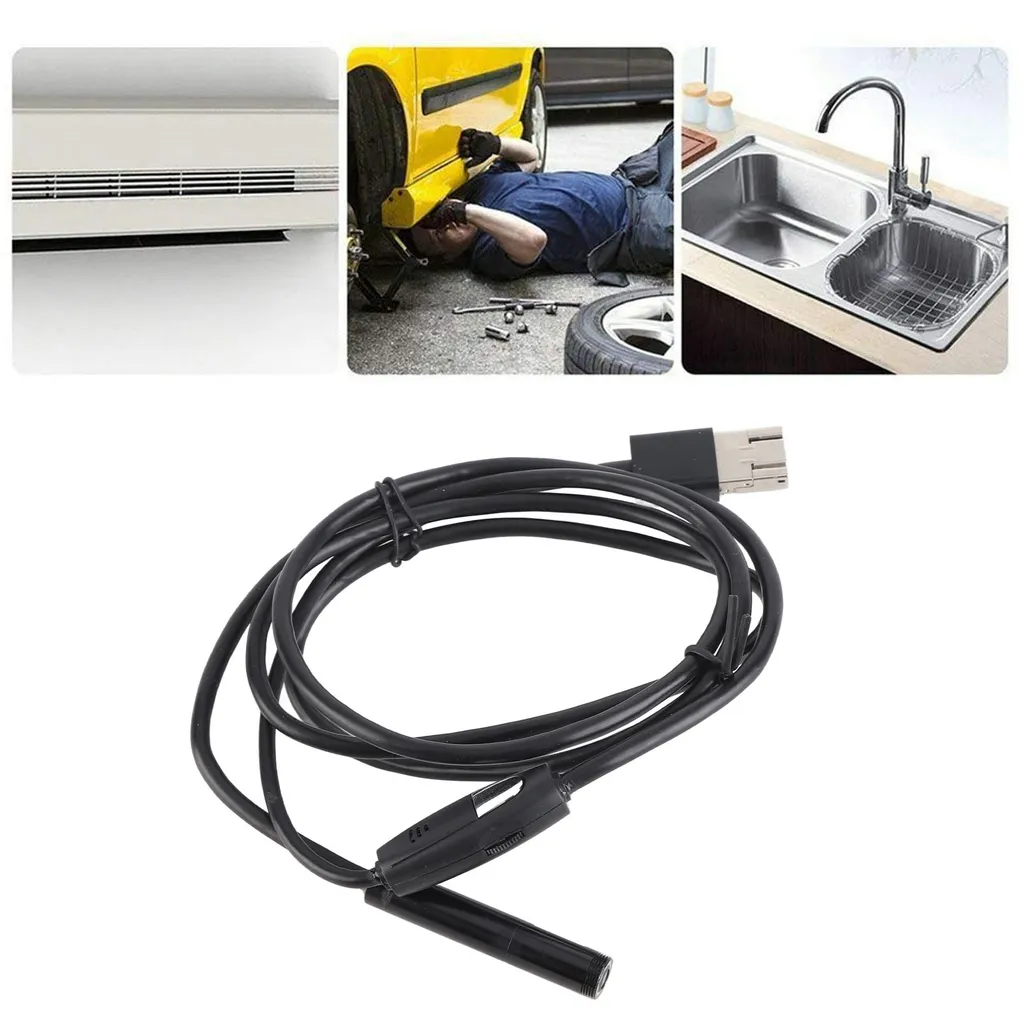 Endoscope de Réparation Automobile 1080P Étanche IP67 Sonde Fine 8mm