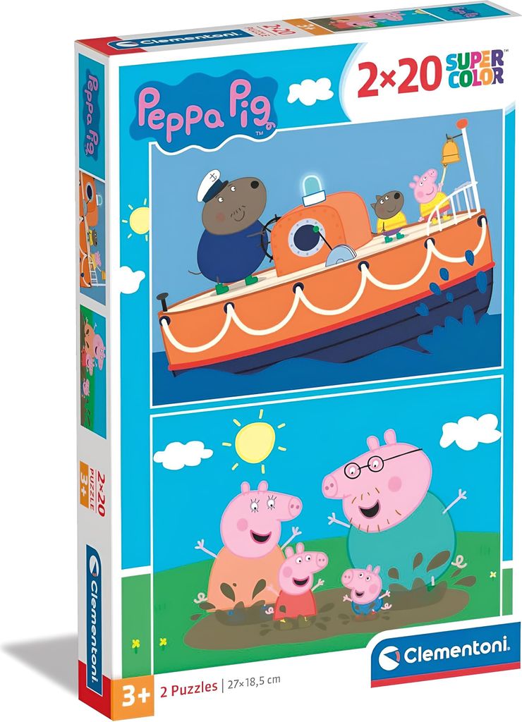 Clementoni Supercolor Peppa Pig Puzzlespiel 20 Stück(e) Produktbild 