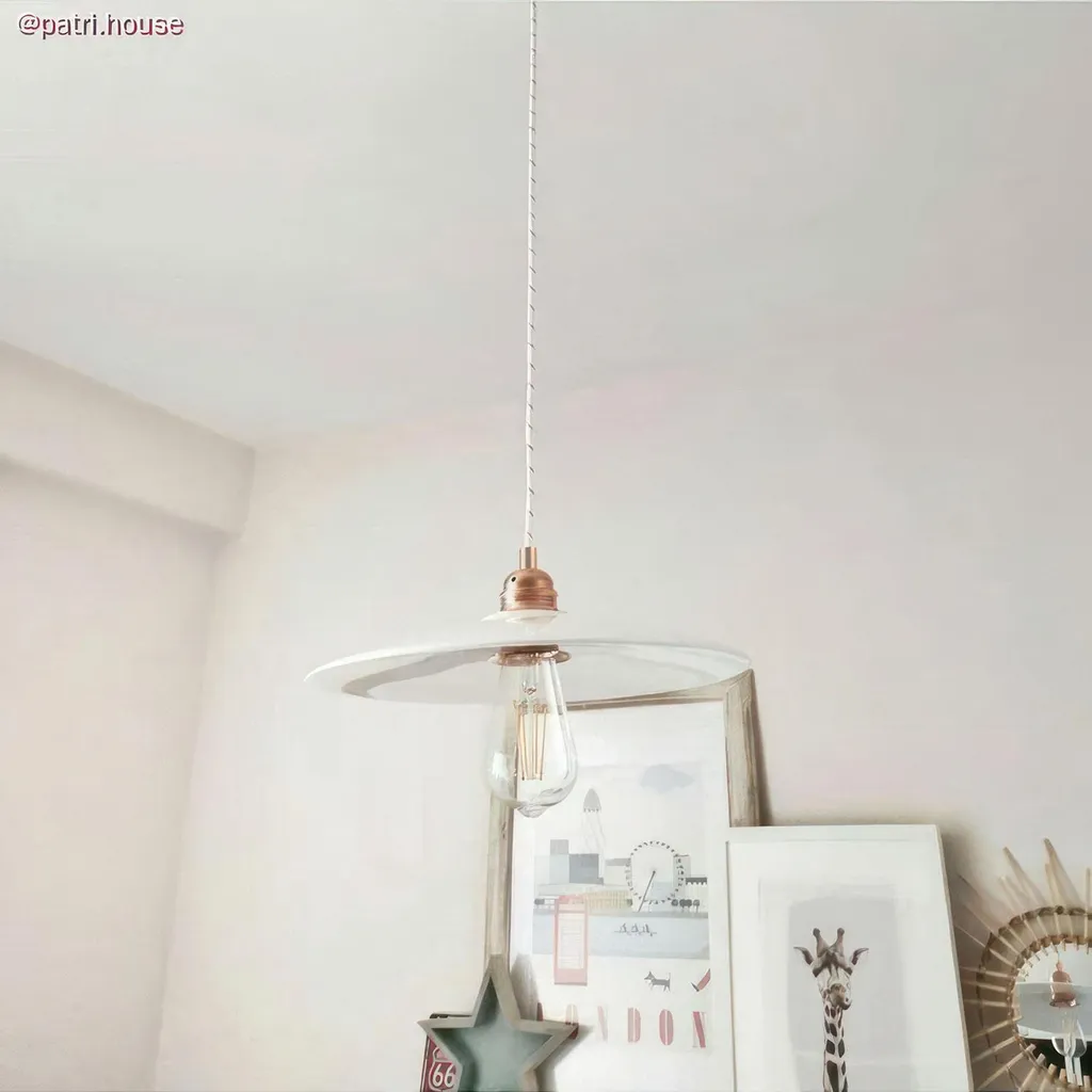 Abat-jour en céramique italienne haute qualité pour lampe suspendue DIY - 9