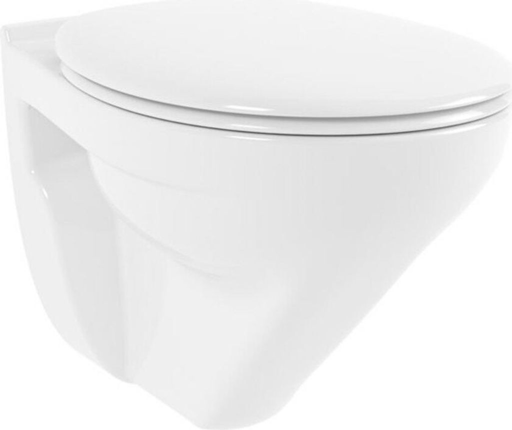 V&B Gustavsberg WC-Sitz Saval 2.0 weiß, Scharniere verchromt