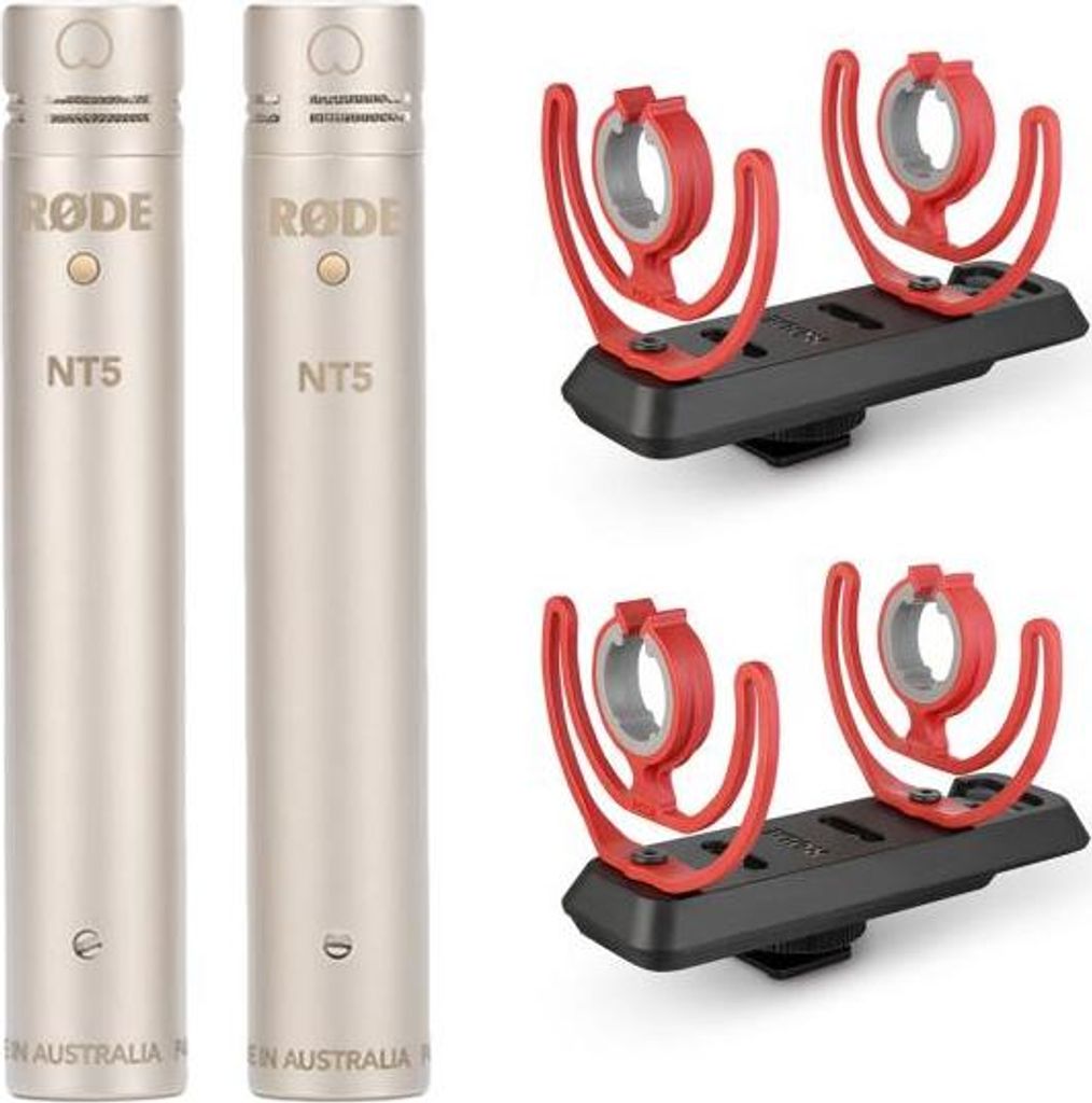 Rode NT5 MP Paar Mikrofon Set mit 2x SM3-R Halterung