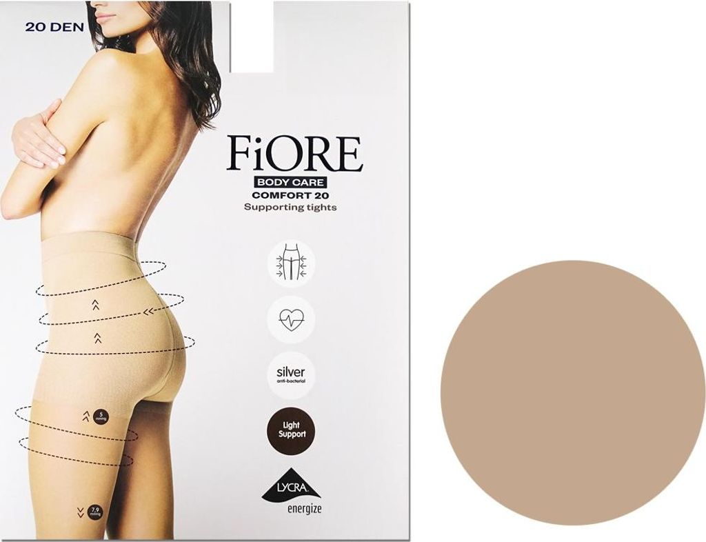 20 Den Kompressionsstrumpfhosen unterstützen die Zirkulation 4 Nude