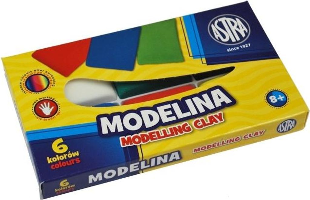 Argilla per modellare ASTRA 6 colori Immagine del prodotto 