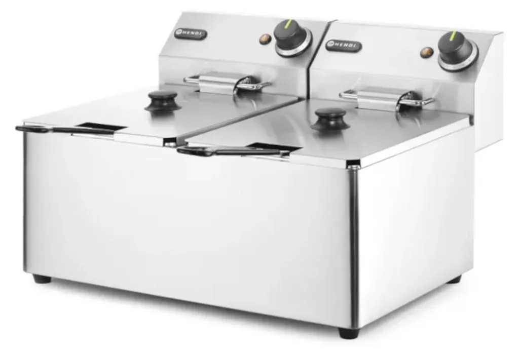 Friteuse électrique double 16L pour la restauration et snacks - 3