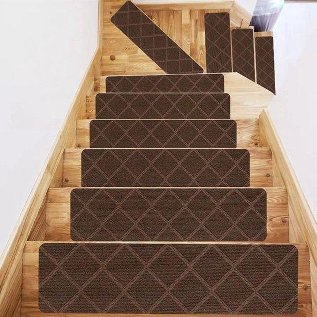 Antislip-Treppen-Tapeten - selbstklebend, langlebig, waschbar und einfach zu installieren - sicher für Kinder, Senioren und Haustiere - Set aus 15...