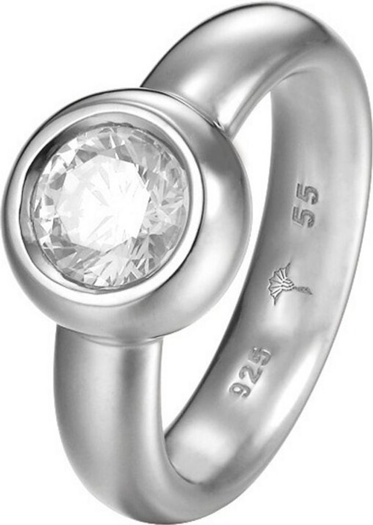 Joop Damen Ring Silber Zirkonia LANA JPRG90736A, Ringgröße:57 (18.1 mm Ø)