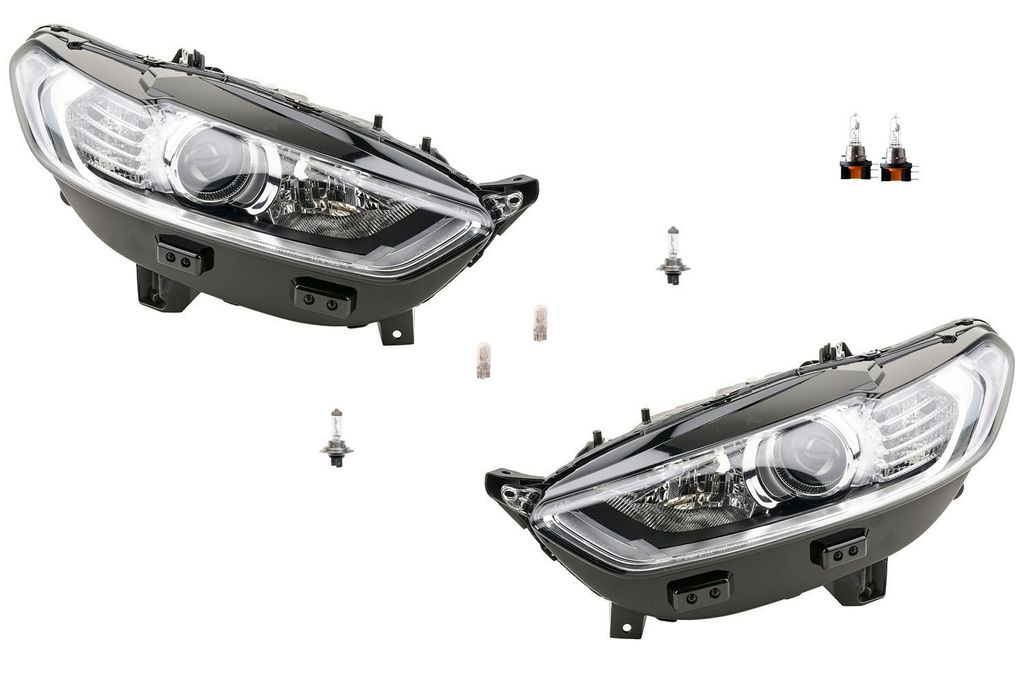 Johns, Scheinwerfer Halogen passend für Ford Mondeo V 14 14- H15 Leuchtmittel Set Li Re 2284965 DS7313W030AG 2284998 DS7313W029AG