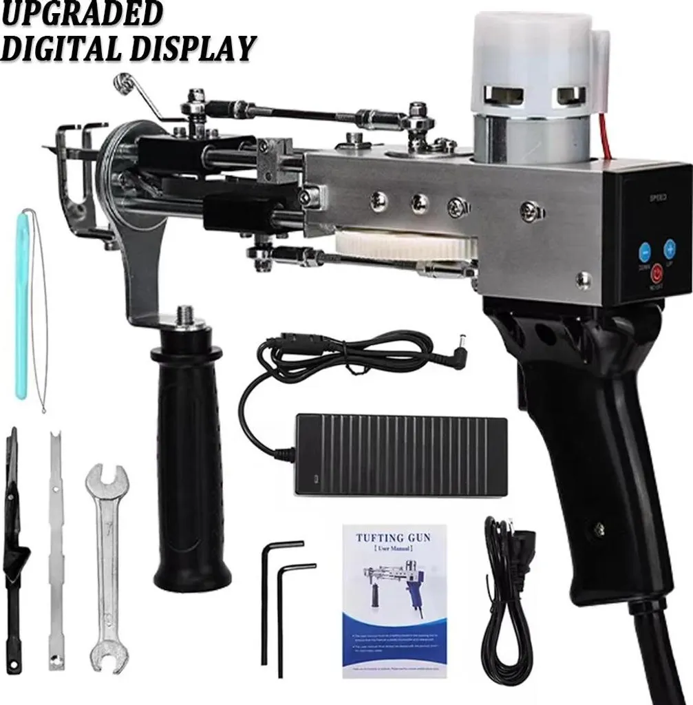 Tufting gun ergonomique 110-220V à haute efficacité énergétique
