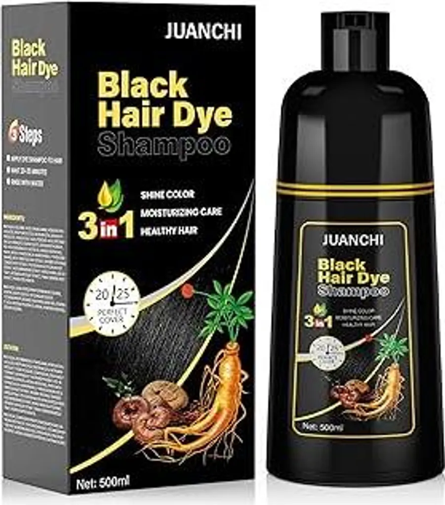 Regala Giovinezza: JUANCHI Shampoo Nero 3-in-1 per Uomini e Donne