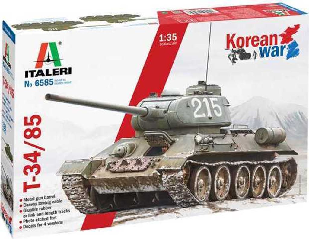 Model Kit Panzer 6585 - T-34/85 Koreakrieg (1:35)